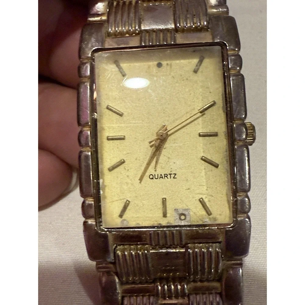 For Parts men Quartz Watch‎ (M.Z. BERGER) Part 142 415 PC21 Gold Tone